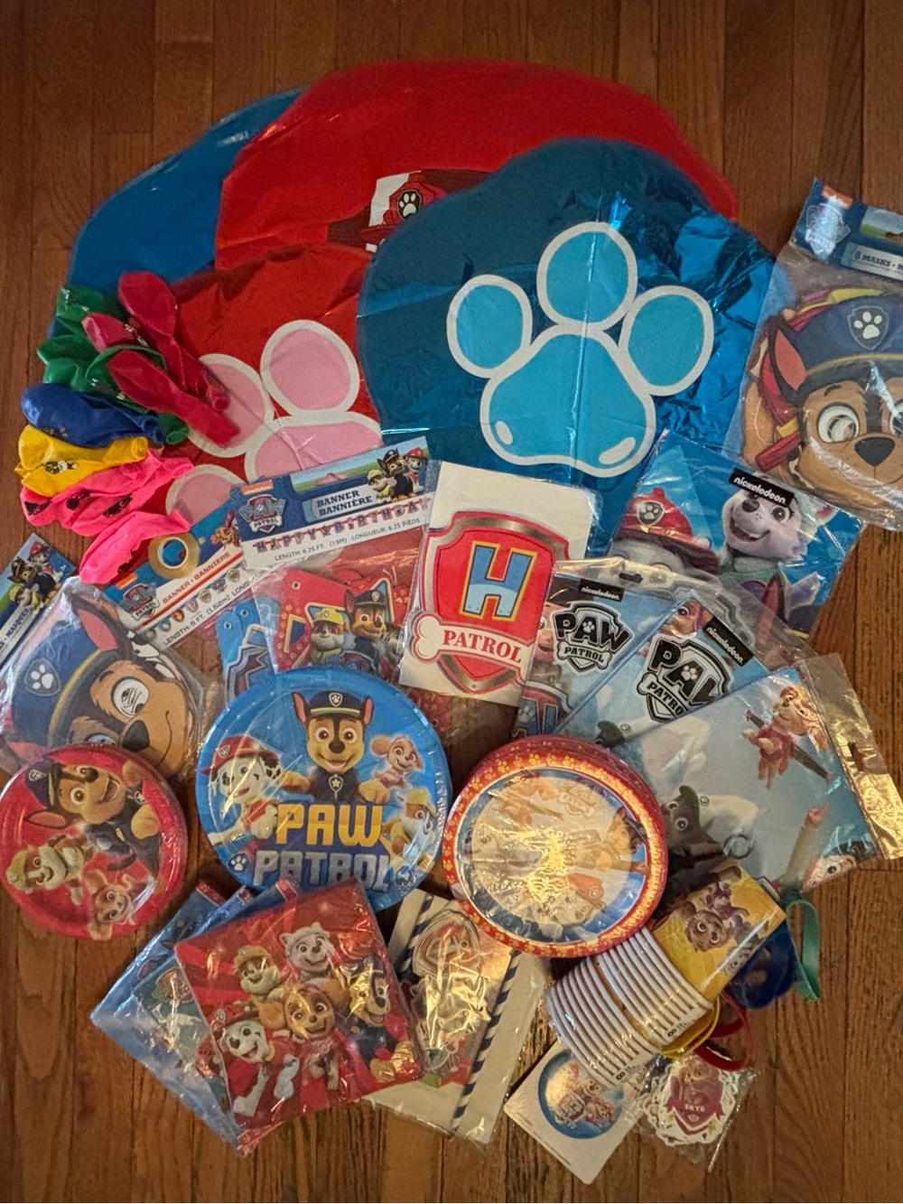 Paw Patrol Party Supplies Set
